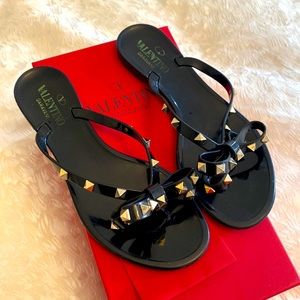 Valentino RUBBER ROCKSTUD THONG